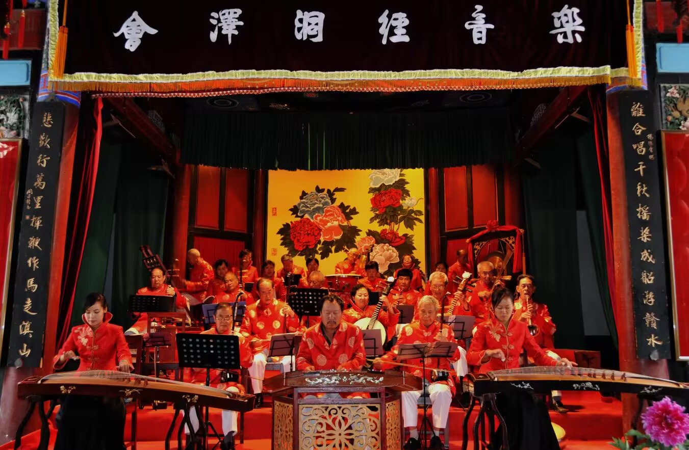 会泽洞经音乐演奏现场 通讯员单美玲供图.jpg 会泽洞经音乐演奏现场 通讯员单美玲供图.jpg